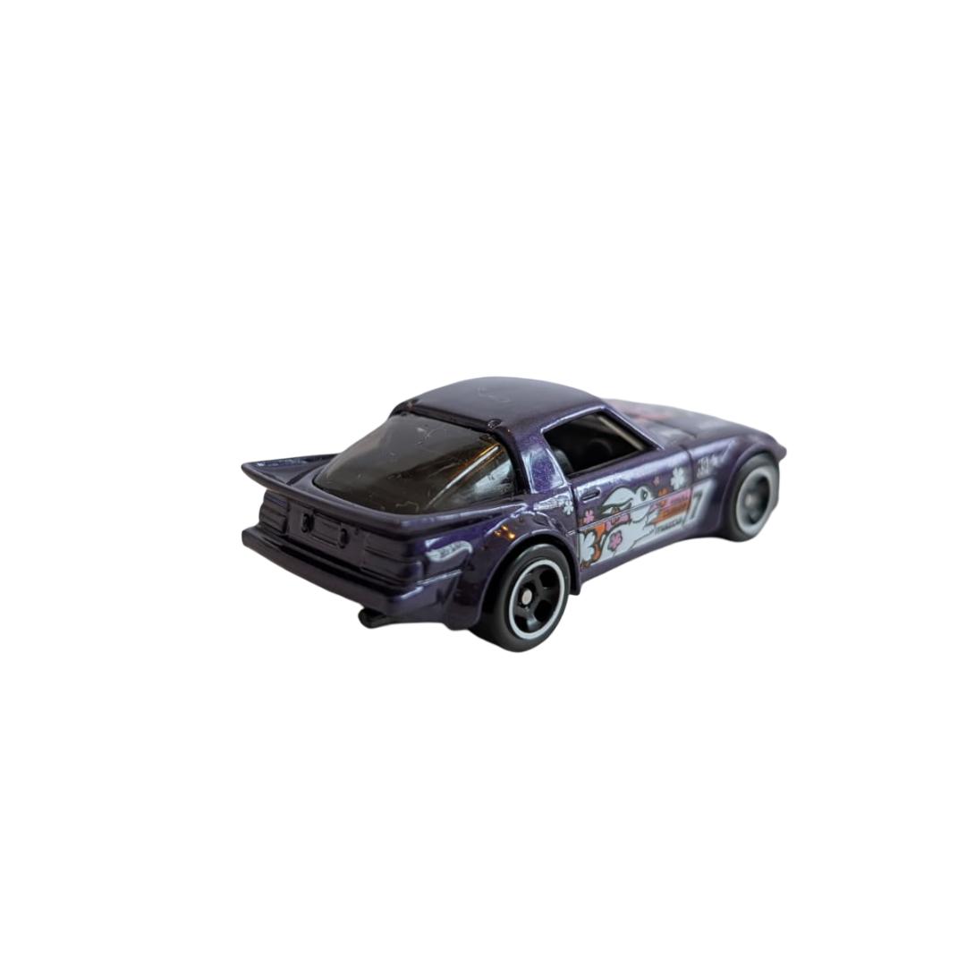 Hot Wheels Mazda RX-7 JDM Design Lila – 1:64 Modellauto lose / gebraucht