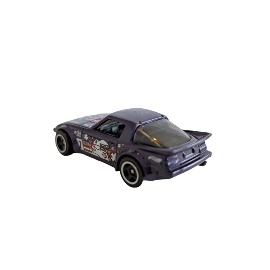 Hot Wheels Mazda RX-7 JDM Design Lila – 1:64 Modellauto lose / gebraucht