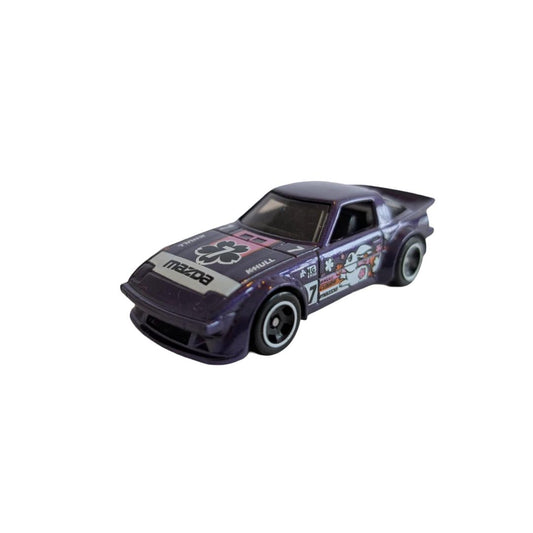 Hot Wheels Mazda RX-7 JDM Design Lila – 1:64 Modellauto lose / gebraucht