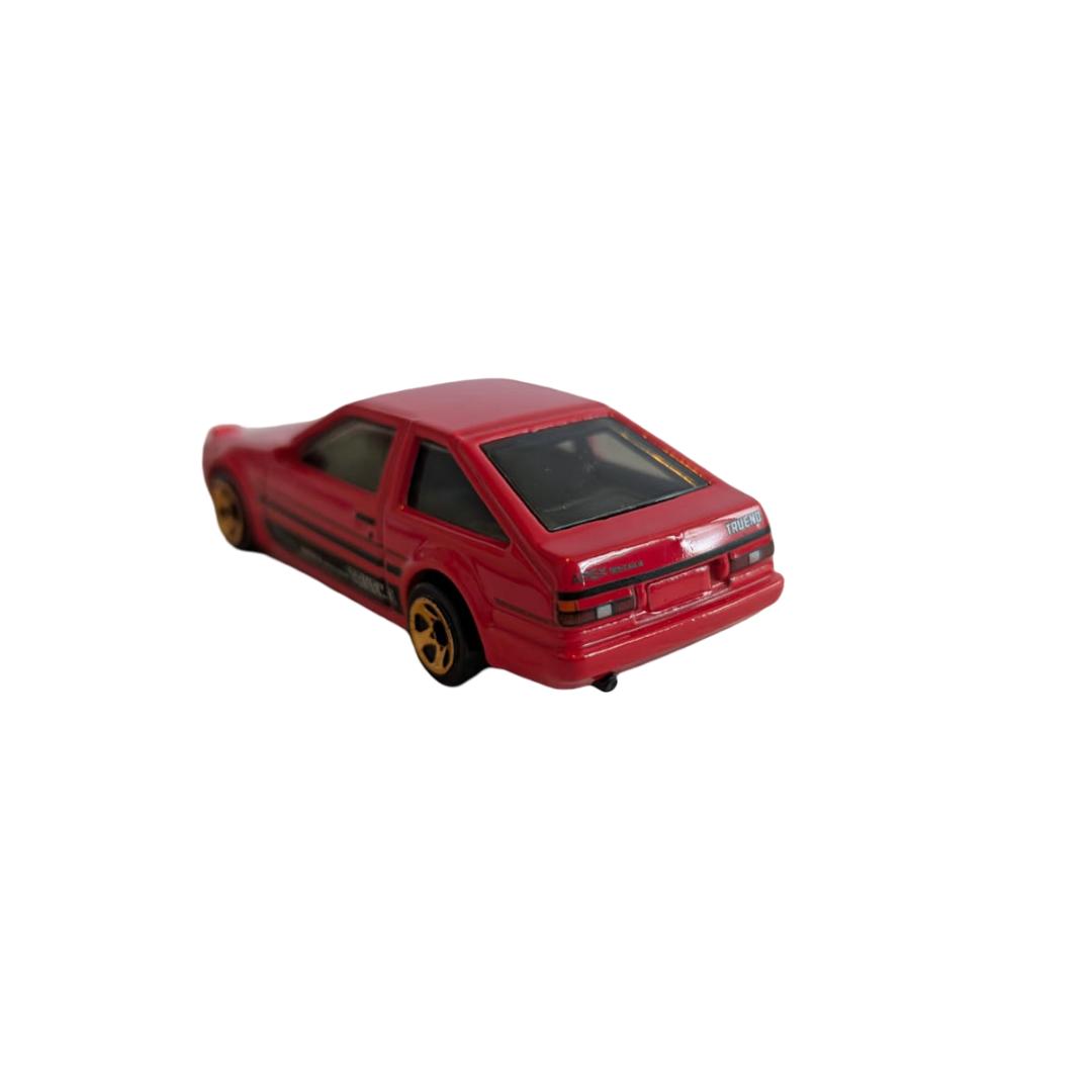 Hot Wheels Toyota AE86 Sprinter Trueno Rot – 1:64 Modellauto lose / gebraucht