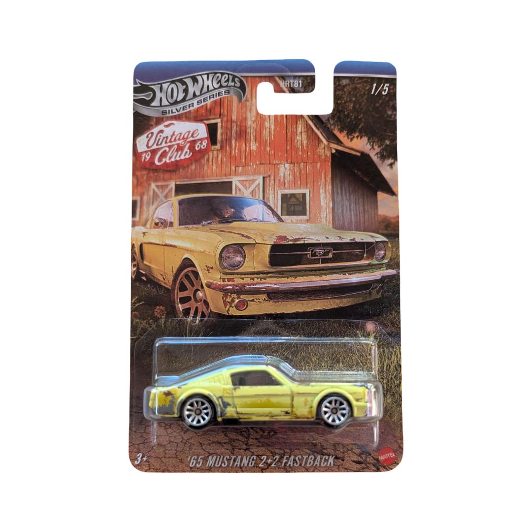 Hot Wheels Silver Series Vintage Club ’65 Mustang 2+2 Fastback – 1/5 – OVP