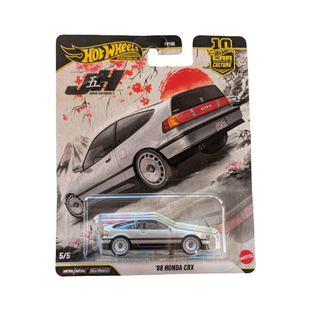 Hot Wheels Premium Car Culture Japan Historics 5 ’88 Honda CRX – 5/5 – OVP