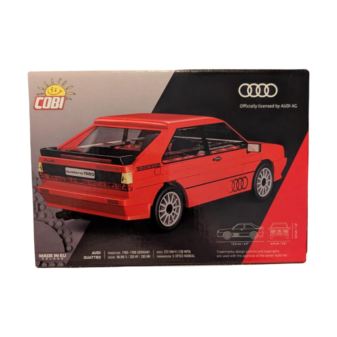 COBI 24664 Audi Quattro 1980 Rot – Klemmbaustein-Modell 1:35 – 79 Teile – OVP