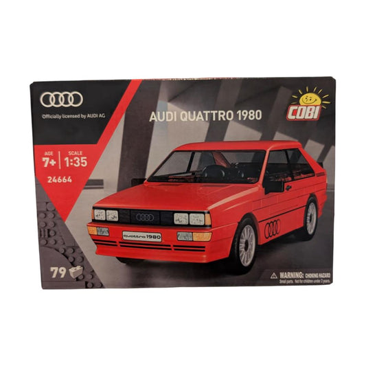 COBI 24664 Audi Quattro 1980 Rot – Klemmbaustein-Modell 1:35 – 79 Teile – OVP