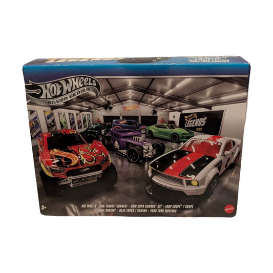 Hot Wheels Silver Series Legends Tour 6er-Set 1:64 – Ford Mustang, COPO Camaro, Bone Shaker & weitere – OVP