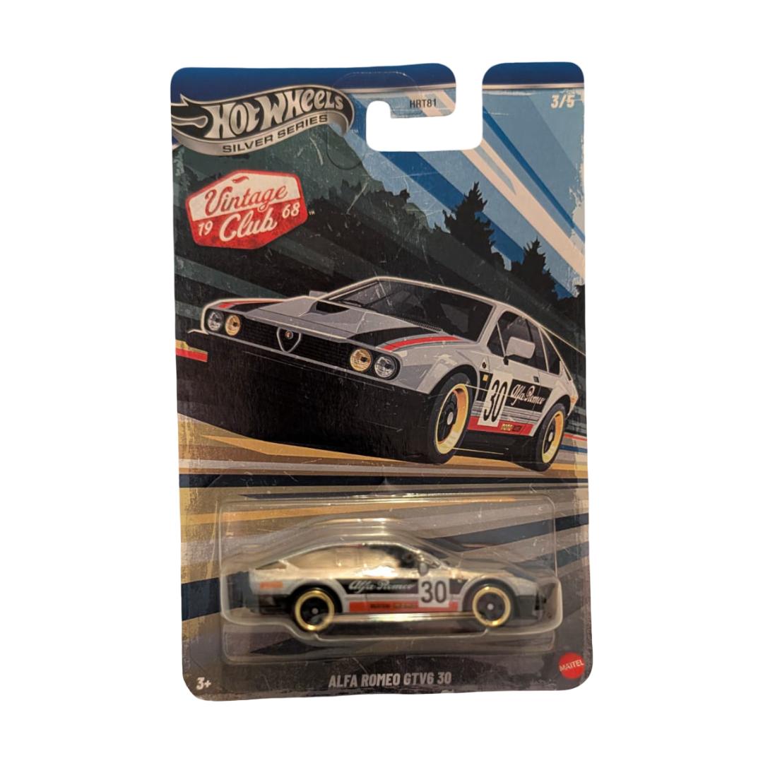 Hot Wheels Silver Series Vintage Club Alfa Romeo GTV6 3.0 – Silber – 3/5 – OVP