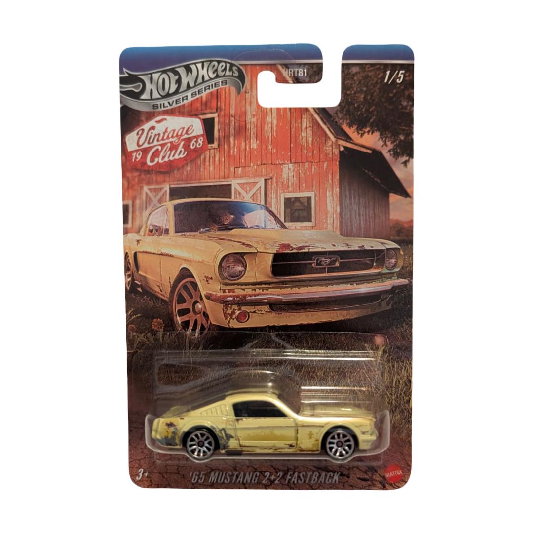 Hot Wheels Silver Series Vintage Club ’65 Mustang 2+2 Fastback – Patina-Look – 1/5 – OVP