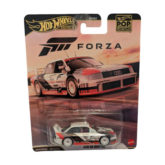 Hot Wheels Premium Pop Culture Forza Audi 90 Quattro IMSA GTO 1:64 – Weiß/Rot – OVP