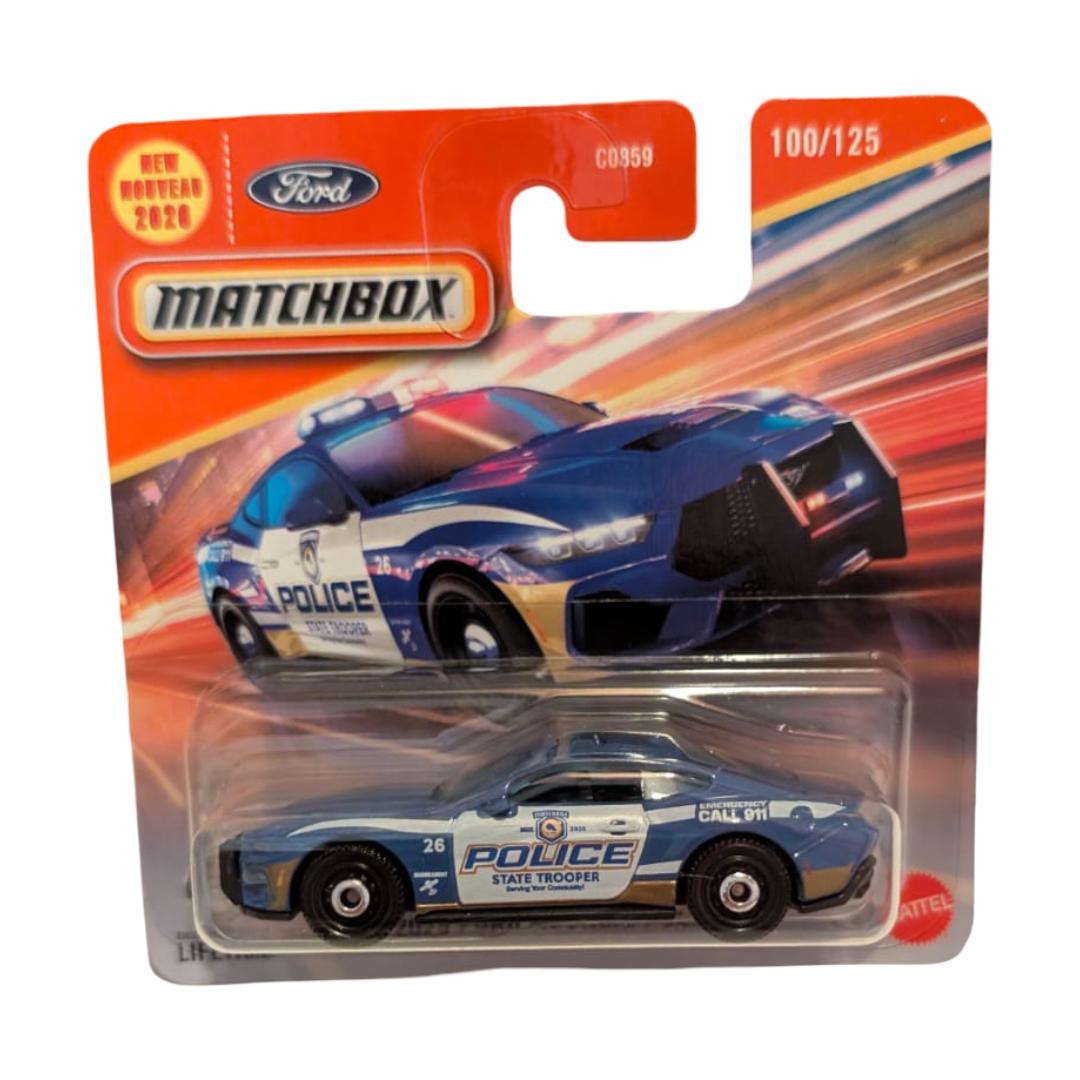 Matchbox 2025 Ford Mustang Police State Trooper – Neuheit 2026 – 100/125 – OVP