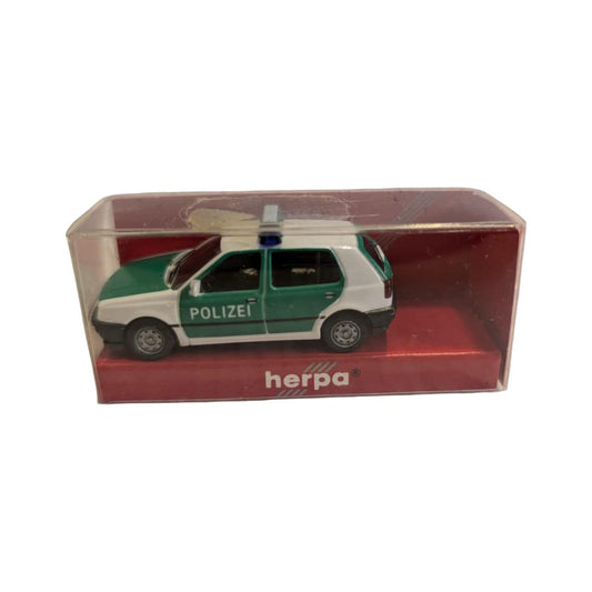 Herpa 041850 VW Golf III CL Polizei grün/weiß – 1:87 – OVP