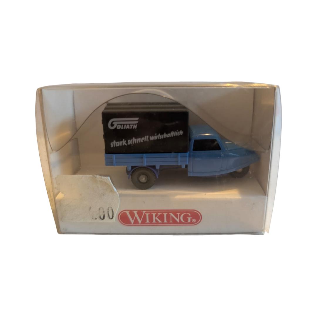 Wiking 841 03 17 Goliath Goli-Dreirad „stark, schnell, wirtschaftlich“ blau – 1:87 – OVP