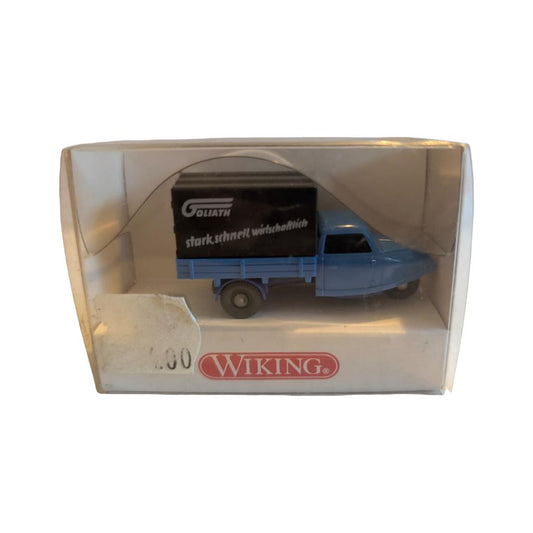 Wiking 841 03 17 Goliath Goli-Dreirad „stark, schnell, wirtschaftlich“ blau – 1:87 – OVP