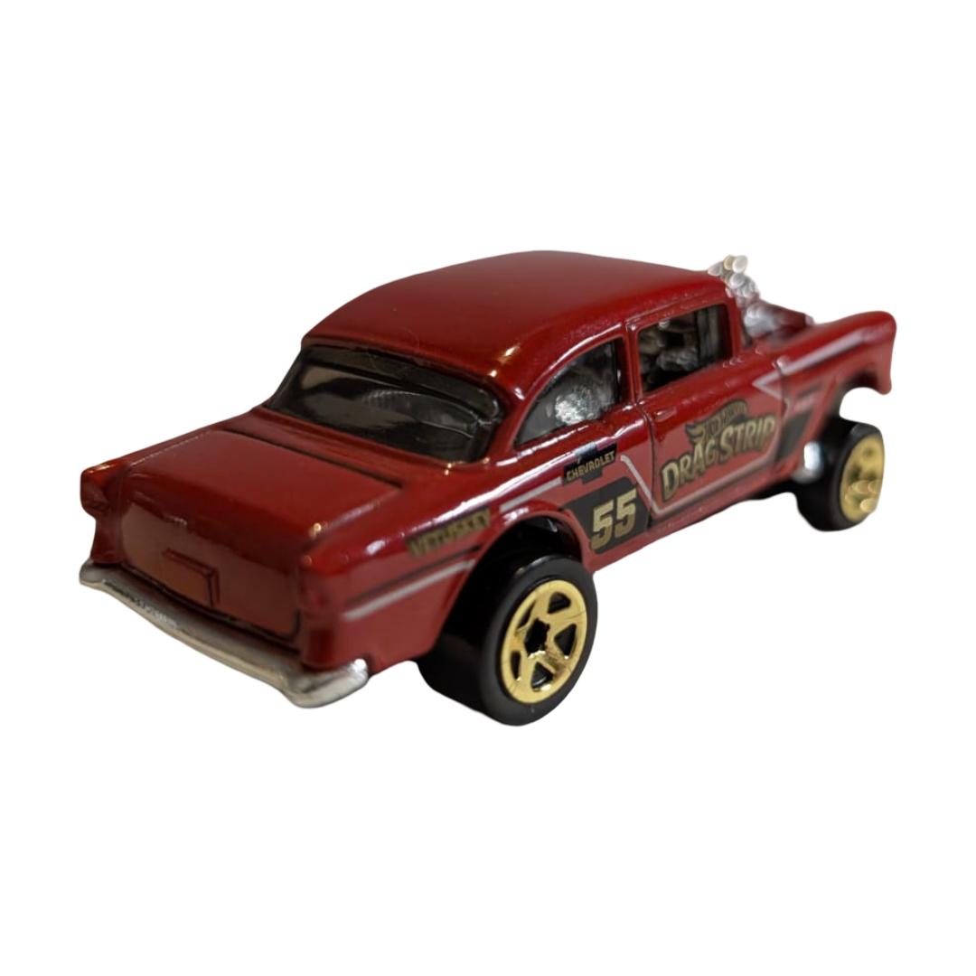 Hot Wheels 3er-Set Muscle Cars & Dragster – ’55 Chevy, Dodge Daytona und Ford Mustang – lose