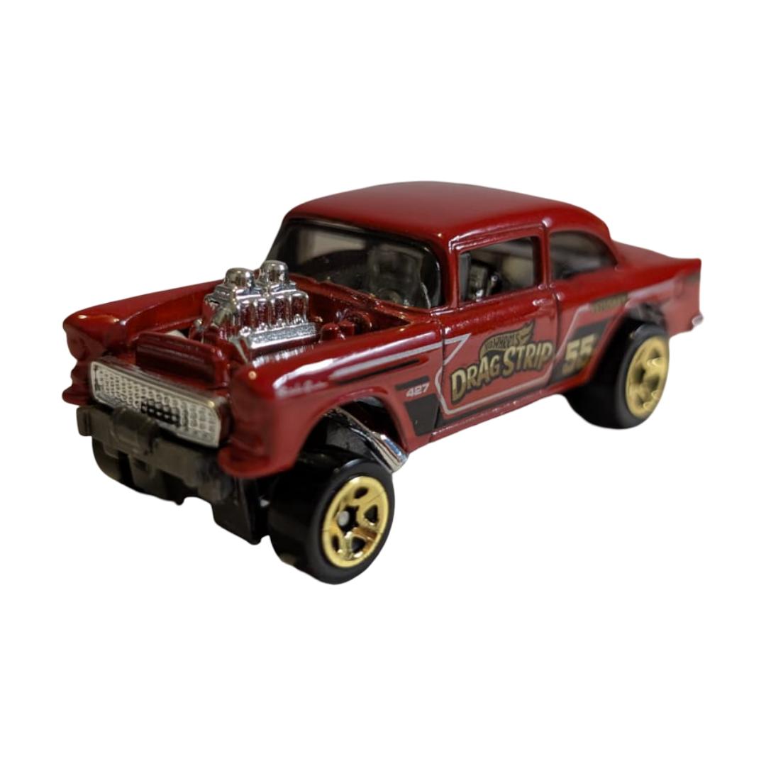Hot Wheels 3er-Set Muscle Cars & Dragster – ’55 Chevy, Dodge Daytona und Ford Mustang – lose