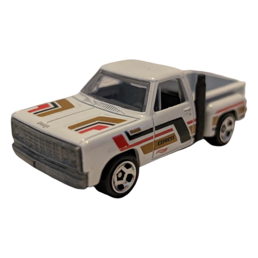 Hot Wheels 1978 Dodge Li’l Red Express Truck 3er-Set – Weiß, Silber & Gelb – lose
