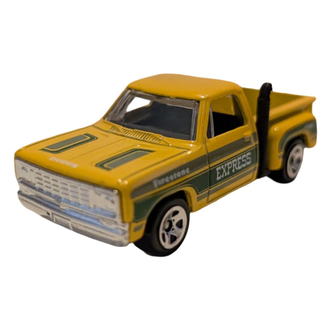 Hot Wheels 1978 Dodge Li’l Red Express Truck 3er-Set – Weiß, Silber & Gelb – lose