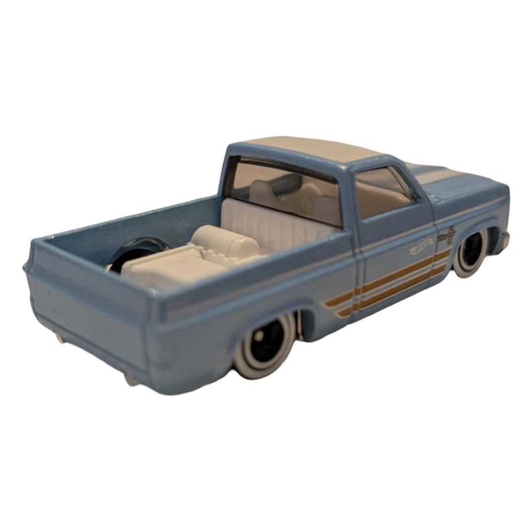 Hot Wheels ’83 Chevy Silverado 3er-Set – Custom Lowrider Pickups in Blau – lose