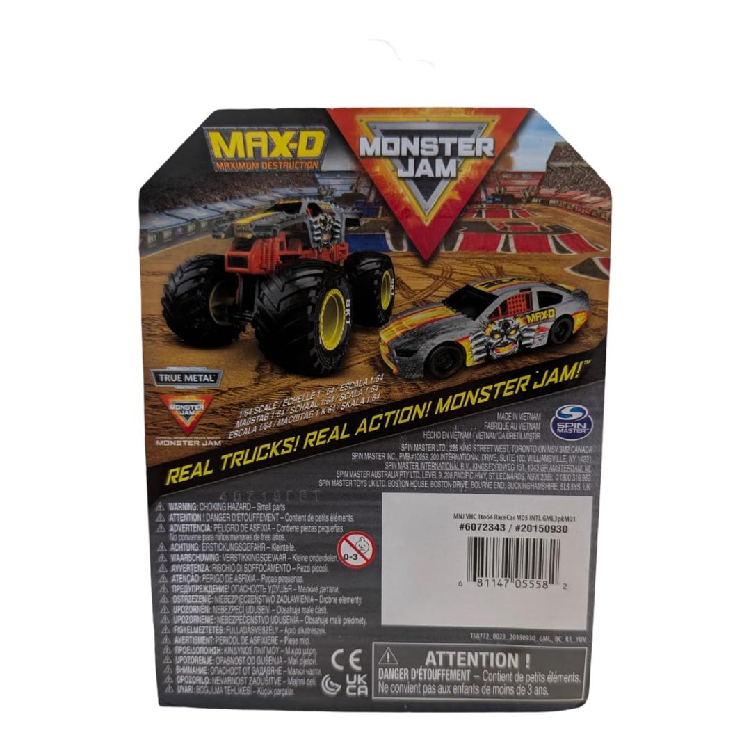 Monster Jam Max-D Monster Truck & Rennwagen 2er-Set 1:64 Series 5 OVP