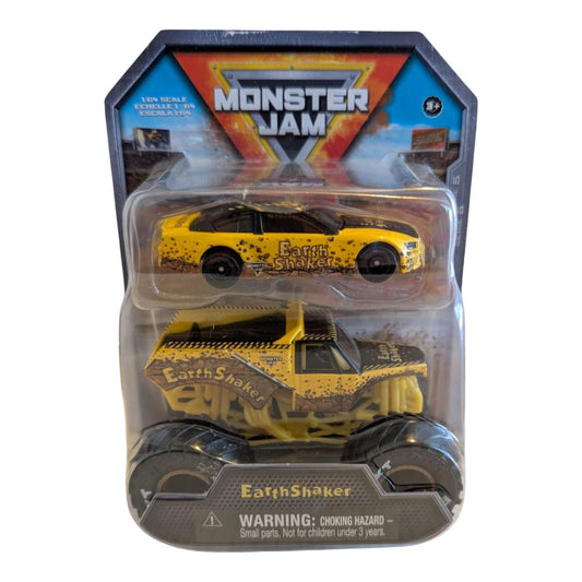 Monster Jam Earth Shaker Monster Truck & Rennwagen 2er-Set 1:64 Series 5 OVP