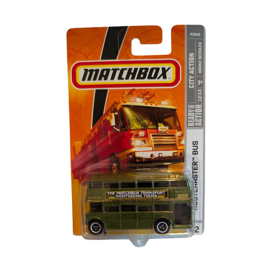 Matchbox Routemaster Bus 2009 City Action 12/13 Nr. 52 grün P2960 OVP