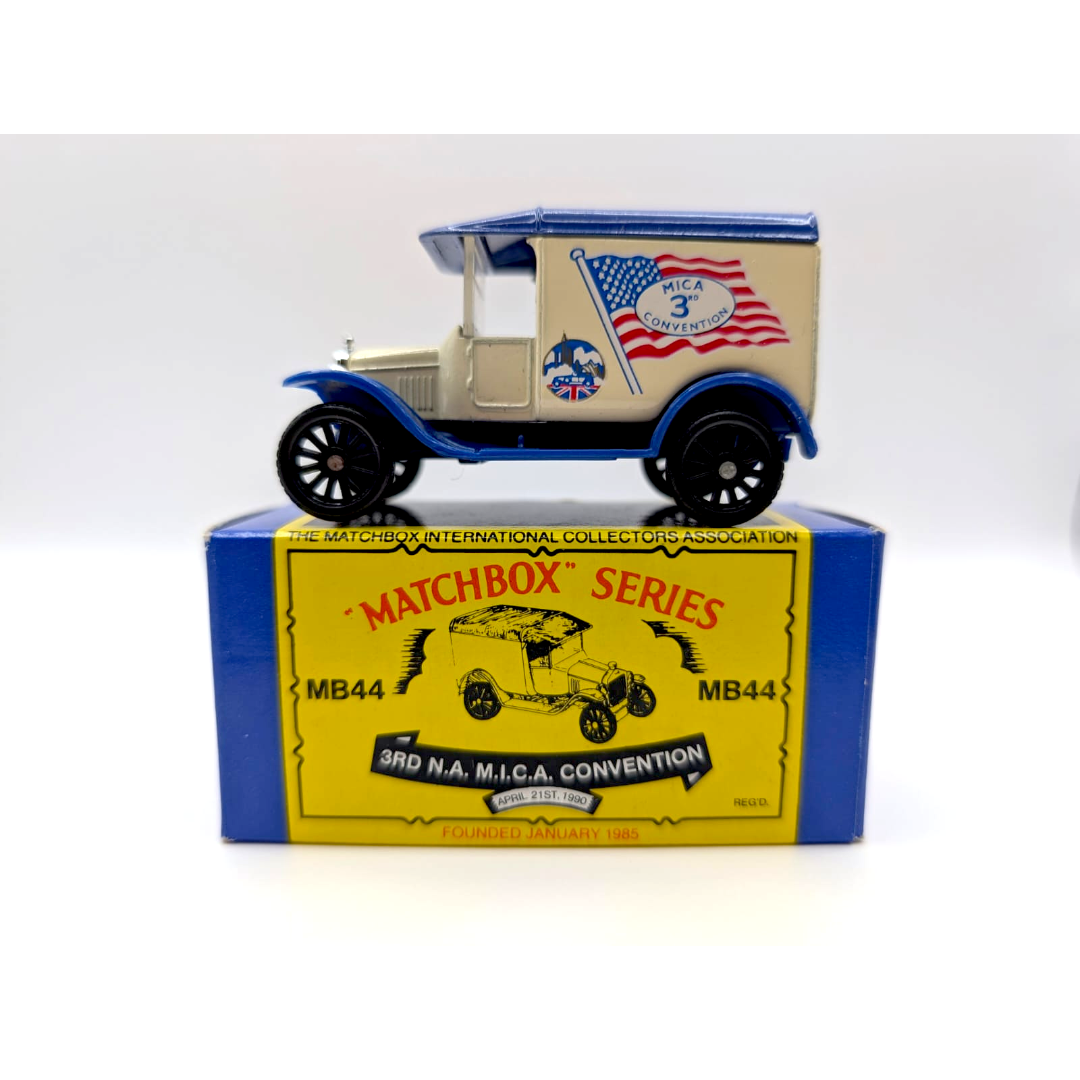 Matchbox MB44 Ford Model T 3rd MICA Convention Baltimore 1990 mit OVP