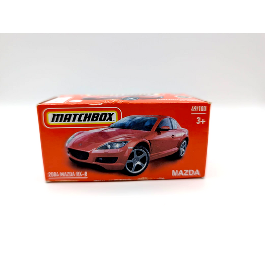 Matchbox Power Grabs 2004 Mazda RX-8 Rot 49/100 HVP81 Neu OVP