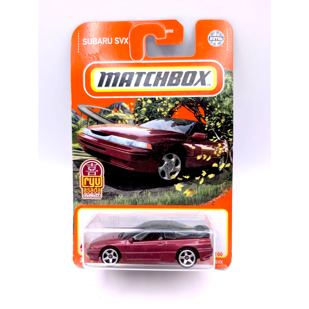 Matchbox Subaru SVX 2021 Ryu Asada Memorial Dunkelrot 88/100 OVP