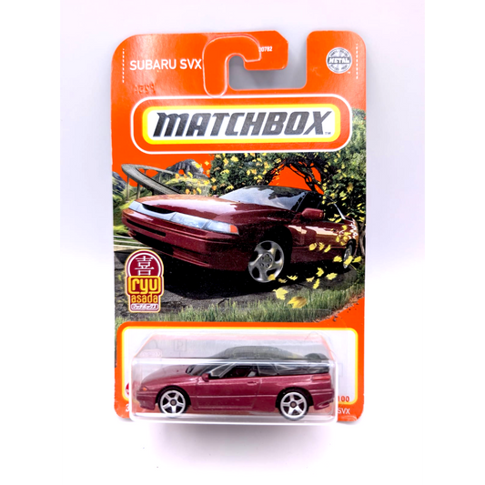 Matchbox Subaru SVX 2021 Ryu Asada Memorial Dunkelrot 88/100 OVP