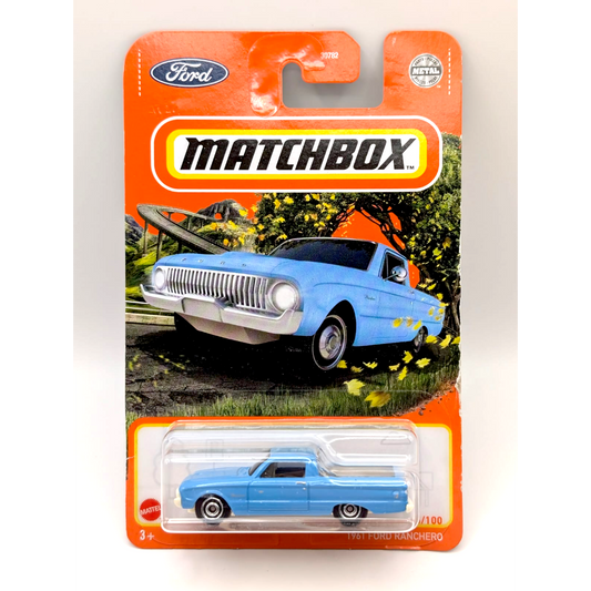 Matchbox ’61 Ford Falcon Ranchero MBX Highway Nr. 96 Hellblau 2021 Neu OVP