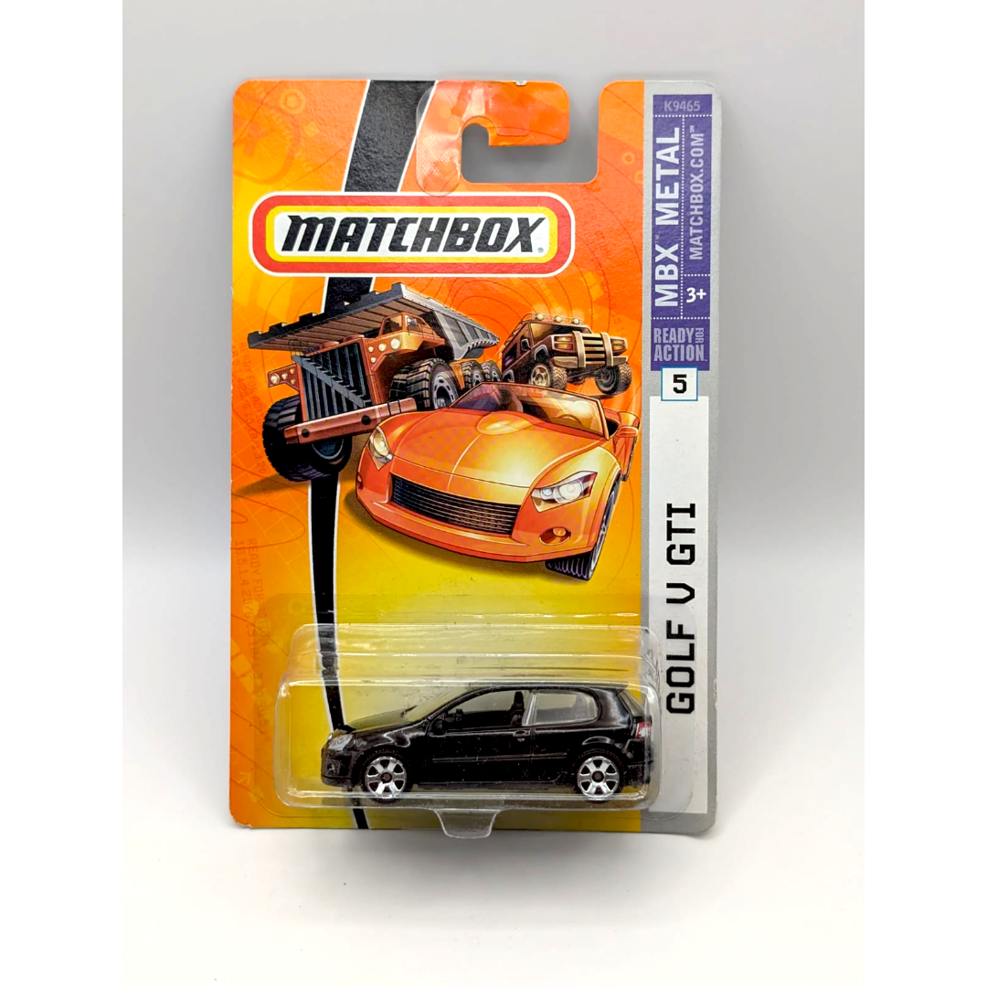 Matchbox VW Golf V GTI MBX Metal Nr. 5 Schwarz 2007 Neu OVP