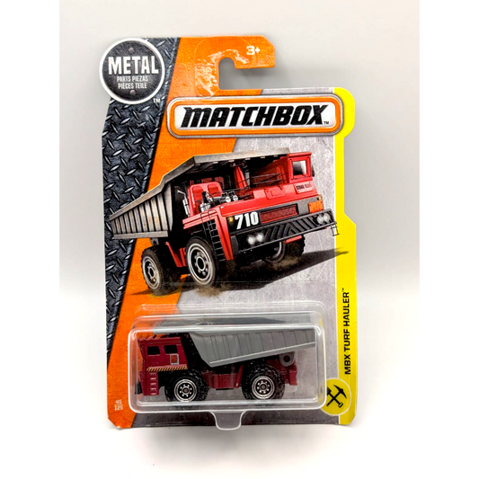 Matchbox MBX Turf Hauler 45/125 Muldenkipper Rot Grau 2017 Neu OVP