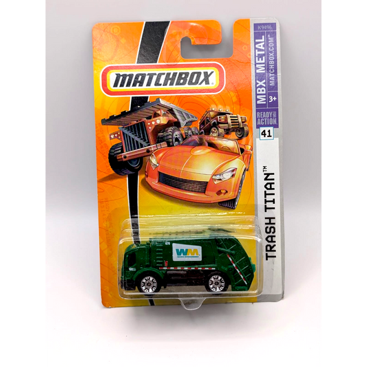 Matchbox Trash Titan Waste Management Nr. 41 Grün K9496 2007 Neu OVP