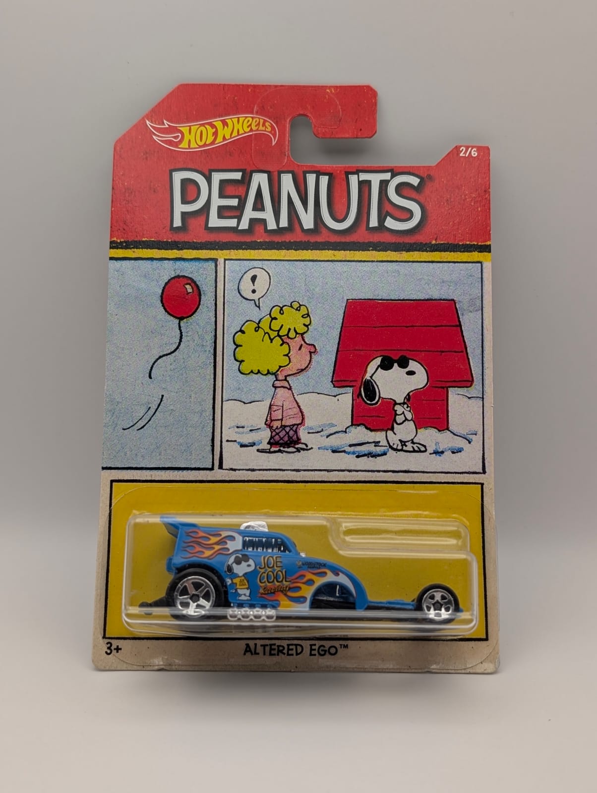 Hot Wheels Peanuts Altered Ego Joe Cool Snoopy 2/6 Blau 2017 Neu OVP
