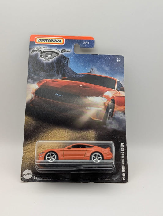 Matchbox 2019 Ford Mustang Coupe Mustang Series 11/12 Orange 2020 Neu OVP