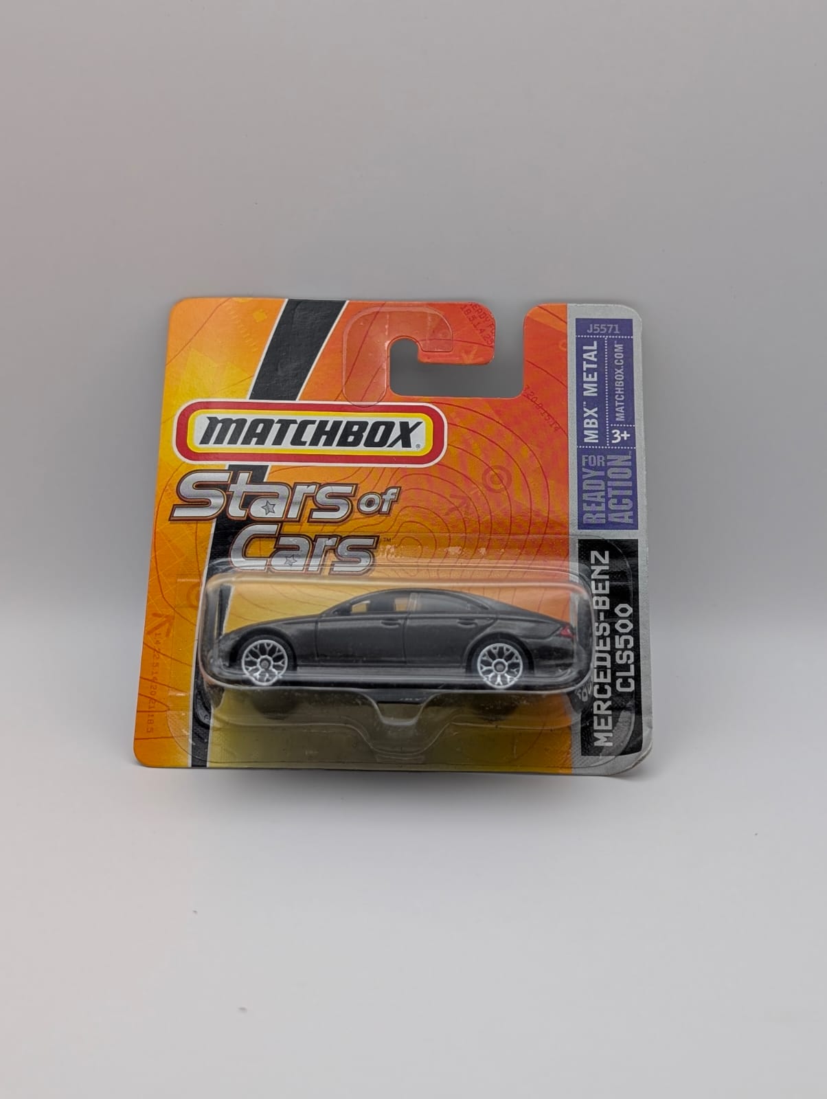 Matchbox Mercedes-Benz CLS500 Stars of Cars Gunmetal J5571 2006 Neu OVP