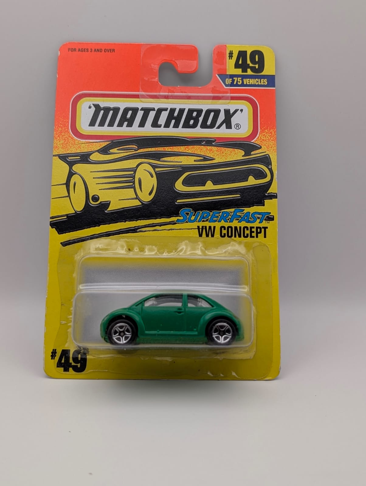 Matchbox VW Concept 1 Superfast Nr. 49 Grün 1997 Neu OVP Volkswagen