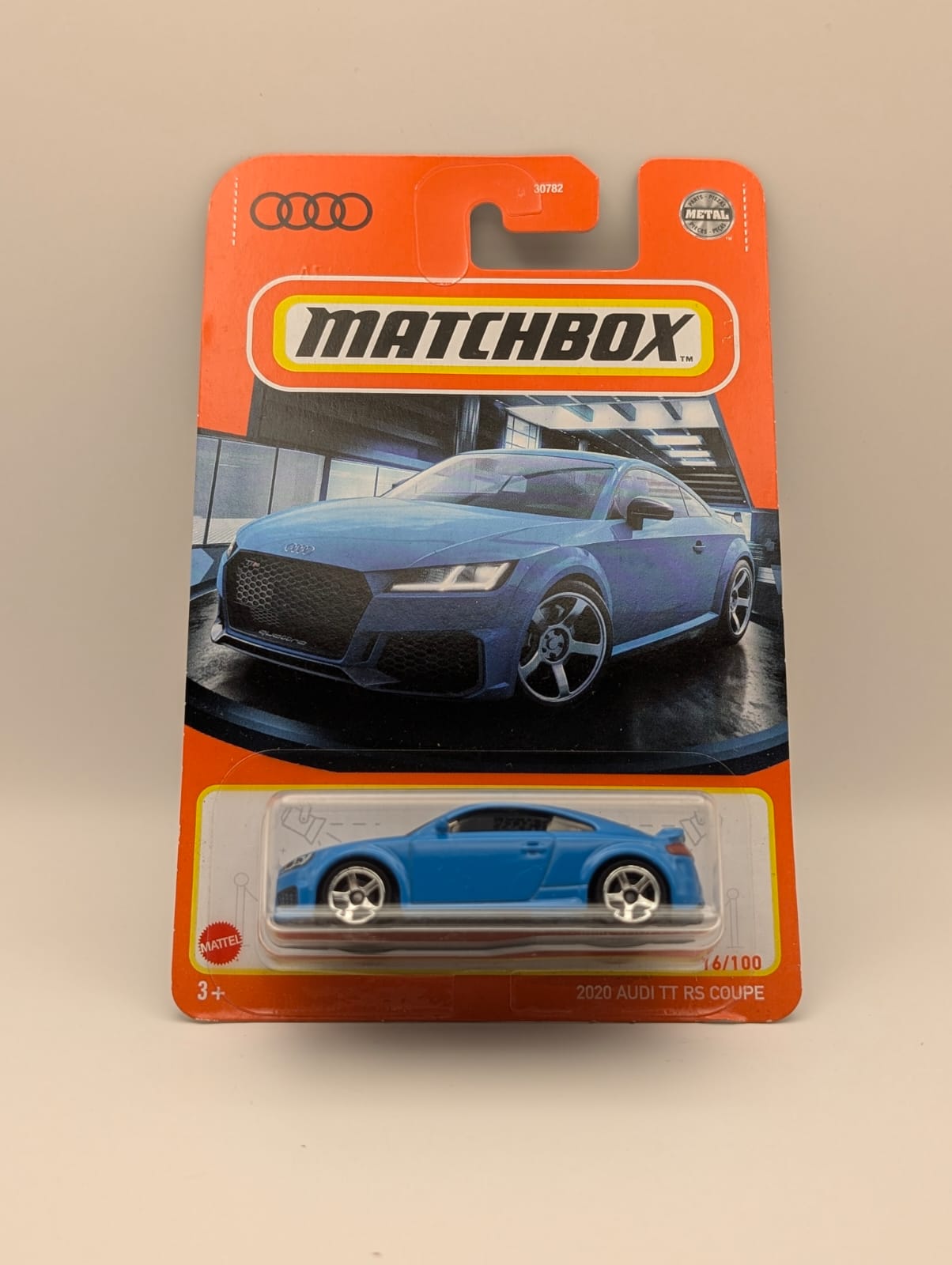 Matchbox 2020 Audi TT RS Coupé MBX Showroom 16/100 Blau 2021 Neu OVP