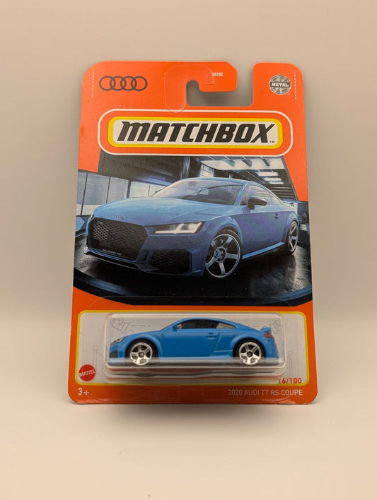 Matchbox 2020 Audi TT RS Coupé MBX Showroom 16/100 Blau 2021 Neu OVP