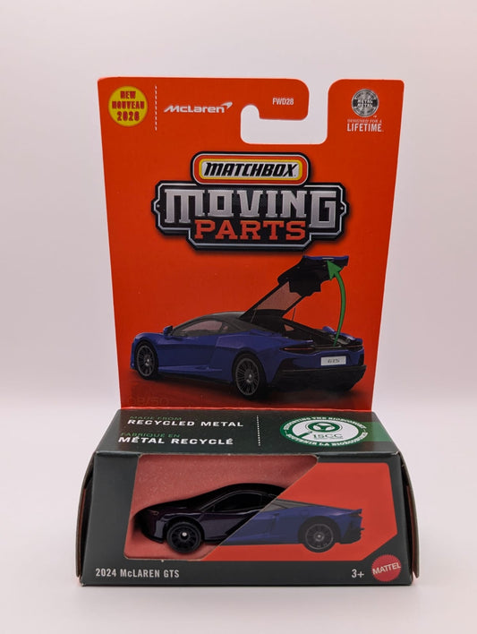 Matchbox Moving Parts 2024 McLaren GTS 08/50 Lila JHV28 2026 Neu OVP