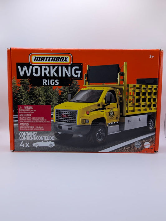 Matchbox Working Rigs 4er Set HCC07 GMC Kran Grader Mischer OVP