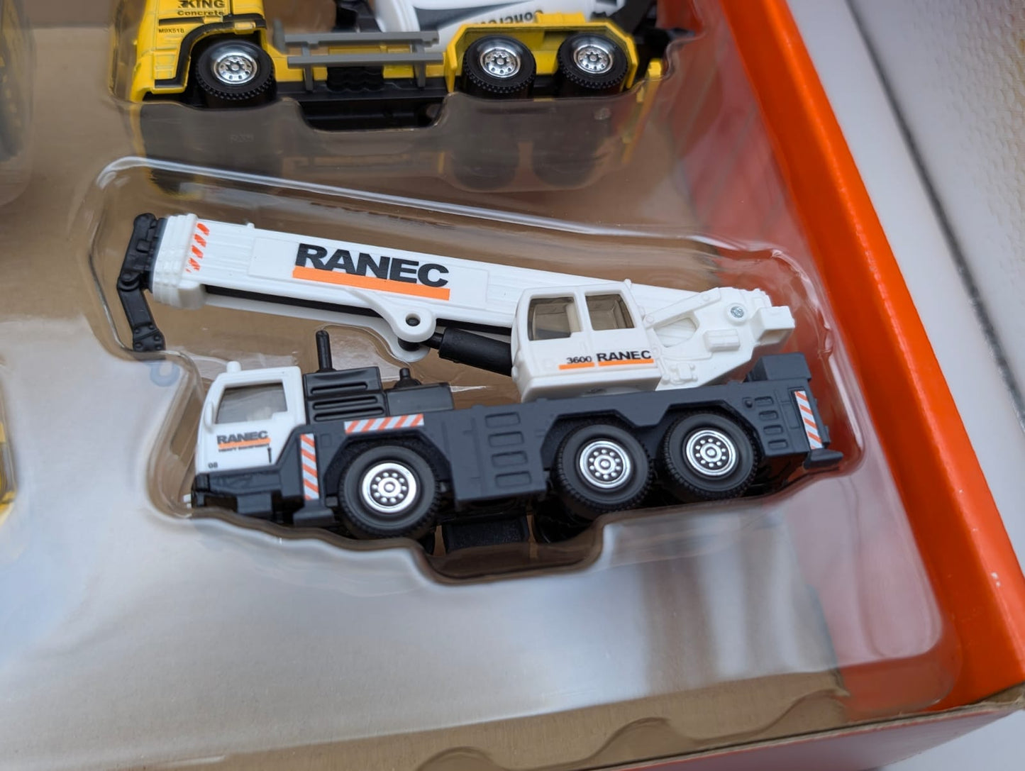 Matchbox Working Rigs 4er Set HCC07 GMC Kran Grader Mischer OVP