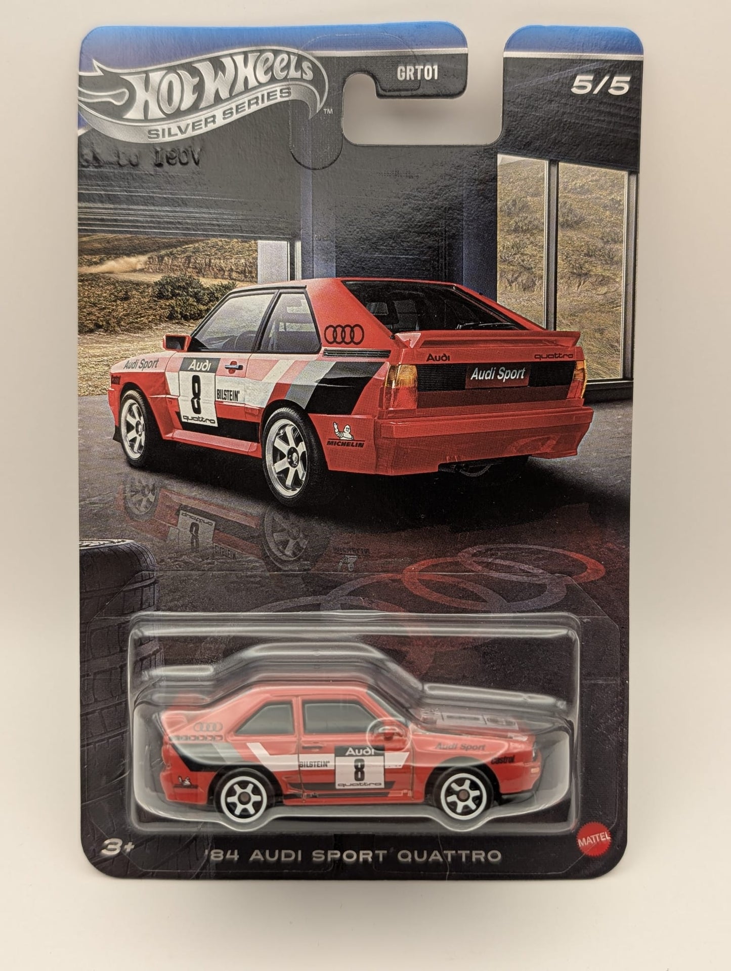 Hot Wheels Silver Series ’84 Audi Sport quattro 5/5 Rot Audi OVP
