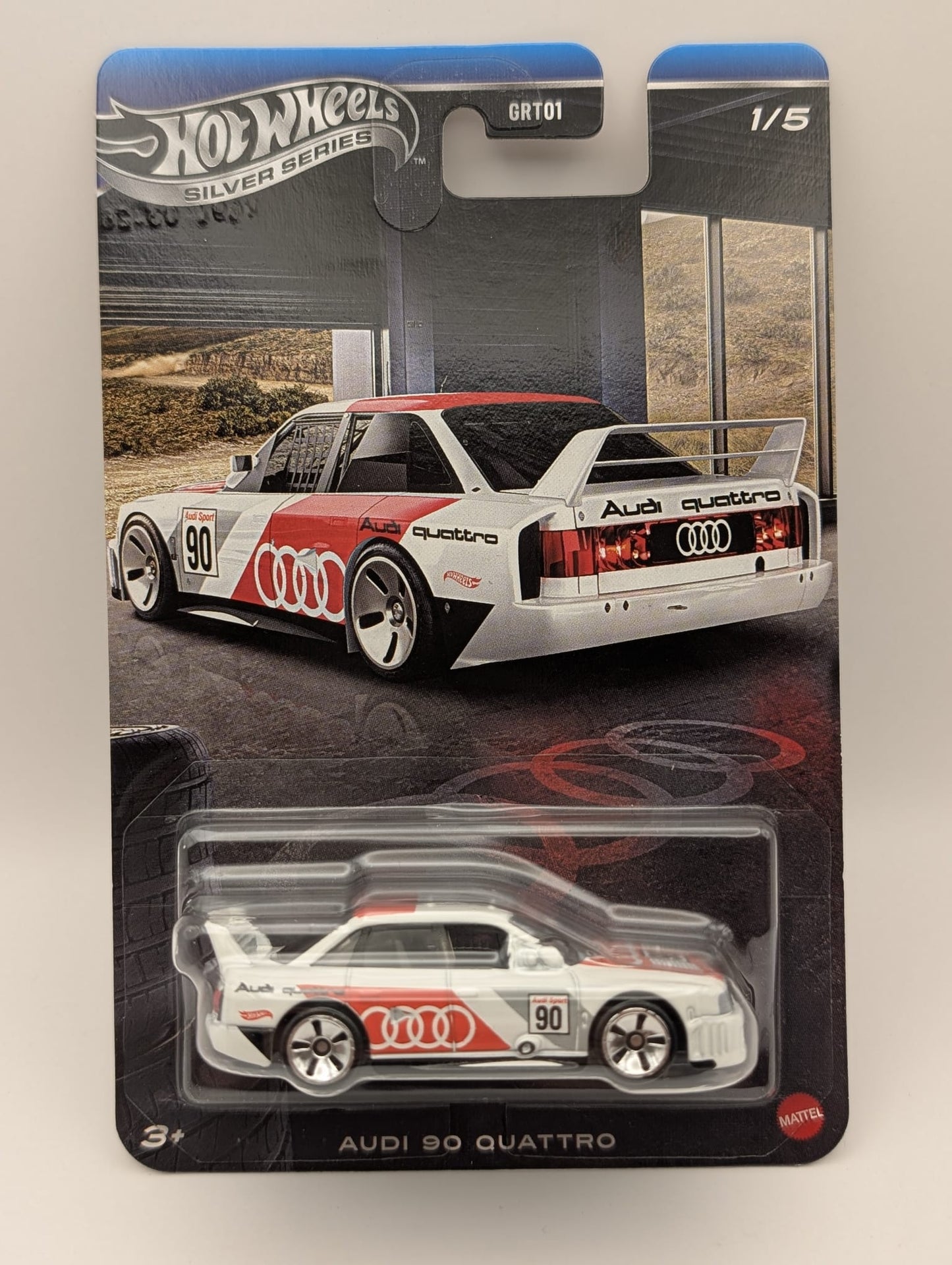 Hot Wheels Silver Series Audi 90 quattro 1/5 Weiß Audi Sport 1:64 OVP