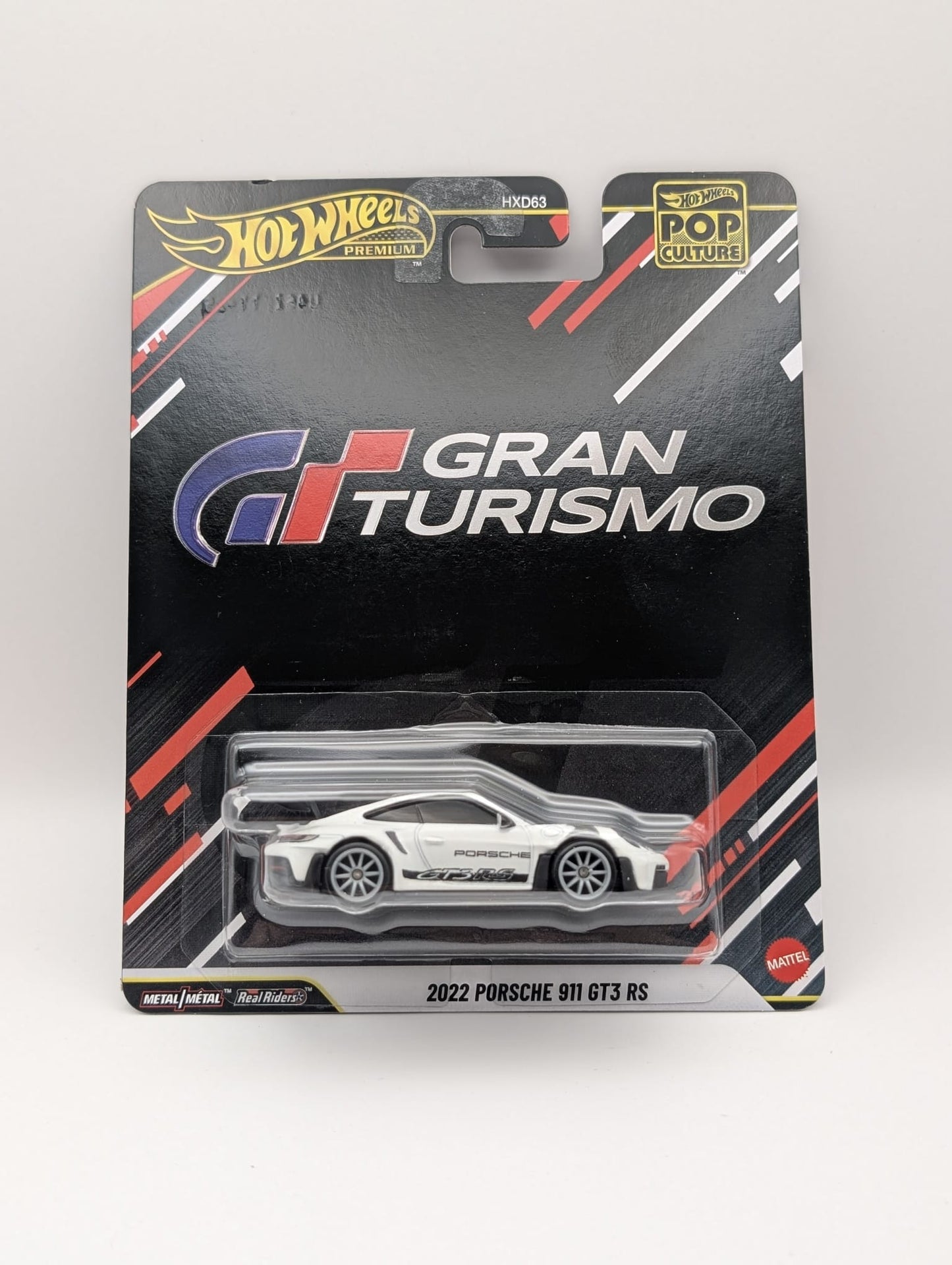 Hot Wheels Premium Gran Turismo 2022 Porsche 911 GT3 RS Weiß 1:64 OVP