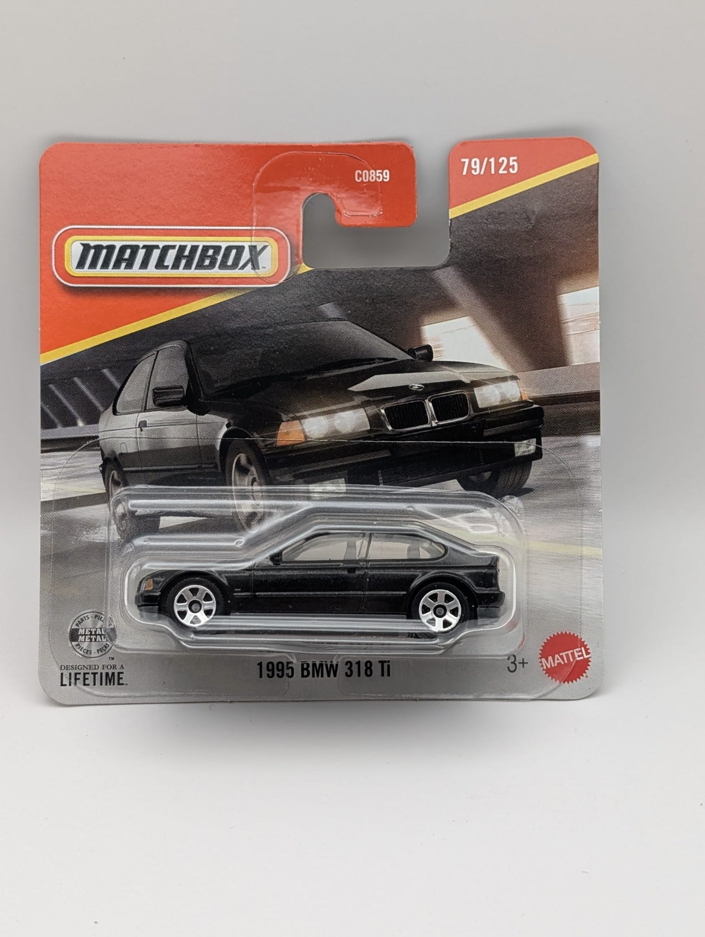 Matchbox 1995 BMW 318 Ti E36 Compact Schwarz 79/125 2026 Neu OVP 1:64