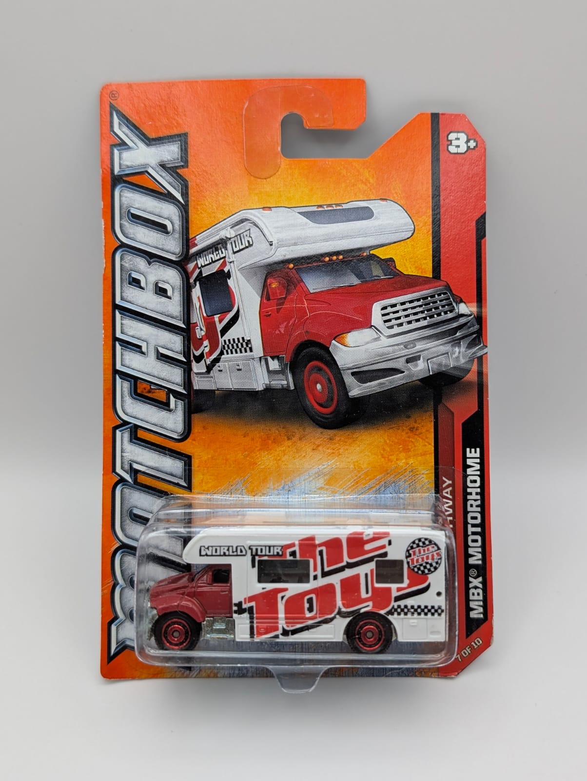 Matchbox MBX Motor Home World Tour Wohnmobil 2012 US Long Card OVP