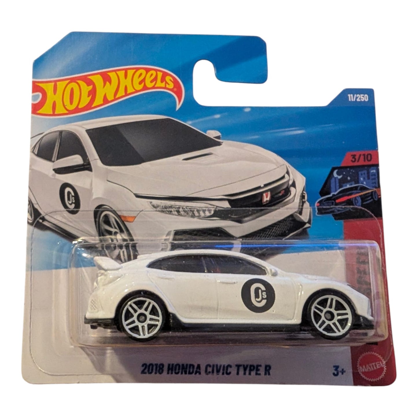 2018 Honda Civic Type R 1:64 – Hot Wheels Diecast Modellauto (Neu & OVP)