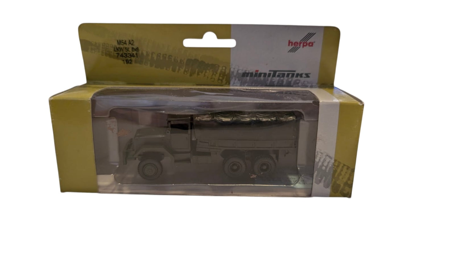 Herpa MiniTanks LKW 5t 6x6 – Militärfahrzeug H0 1:87 – mit Originalverpackung